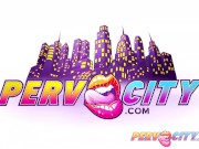 PervCity Black Slut Lisa Tiffian Sucks Big Dick