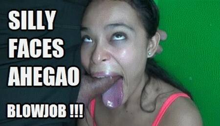 SILLY FACES BLOWJOB 240428BA SARAI MAKES SILLY AHEGAO FACES WHILE SUCKING COCK (FULL HD MP4 VERSION) HD MP4