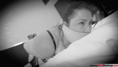 Lacey - Heavily Tied, Heavily Gagged & Vibed Alt HD ( BBW Bondage , Tape Gagged , Wrap Gagged , Rope Bondage , OTM Gag ,