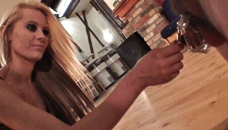 Pole dance for chastity cum eater - Princess Brook - MP4 4K Ultra HD