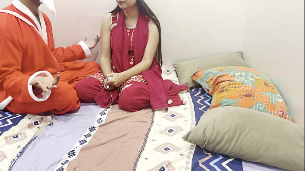 New year 2026 best porn video with Dirty Talk in hindi roleplay saarabhabhi hot and sexy get horny with santa 13 min