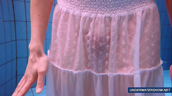 Amazing hairy underwatershow by Marketa 7 min
