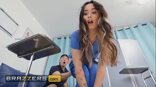 Hot Nurses Aria Lee & Lulu Chu Take Advantage Of The Exam-Room's Privacy To Take A Cum Sample From Lucky Zac - BRAZZERS 10 min