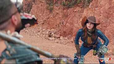 New Fallout Cosplay Porn Sweetie Fox - Sucked And Fucked For A Sip Of Water With A Stranger 11 min