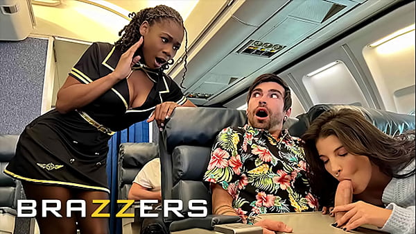 Lucky Gets Fucked With Flight Attendant Hazel Grace In Private When LaSirena69 Comes & Joins For A Hot 3some - BRAZZERS 11 min