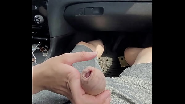 public car handjob and cumshot in mouth blowjob 10 min