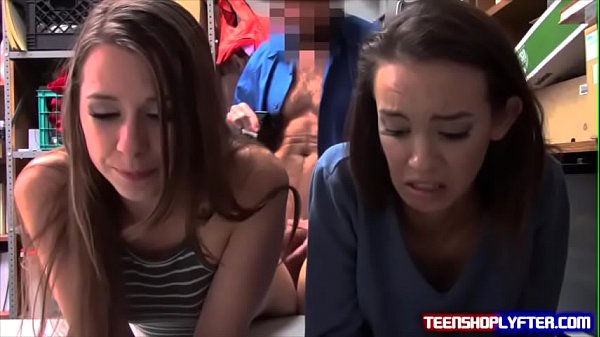 Two cute teens Charity Crawford and Zoey Laine are caught and set straight 6 min