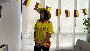 My hot Latina best friend is waiting for me in her underwear and is betting her juicy, wet pussy if her team wins. 2026 WORLD CUP SPECIAL! 17 min