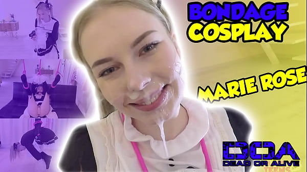 Blonde Cosplay Teen Spy missionary with Shibari Bondage Rope Mimi Cica Trailer#3 11 min