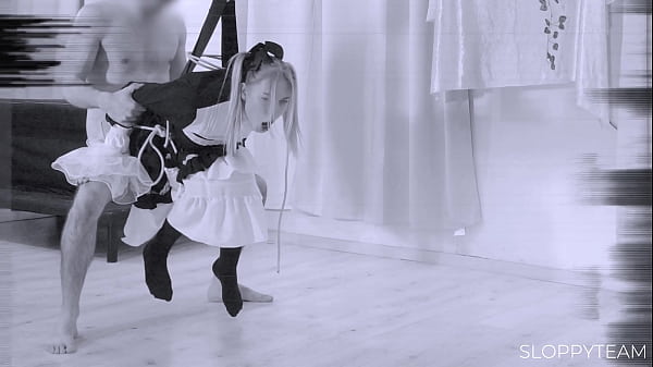 CCTV: Blonde Teen Fucked on Swing * SUSPENSION BONDAGE Shibari BDSM 10 sec