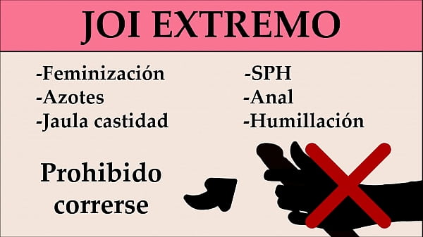 EXTREME JOI: Anal, feminization, SPH, Spanking, ... 12 min