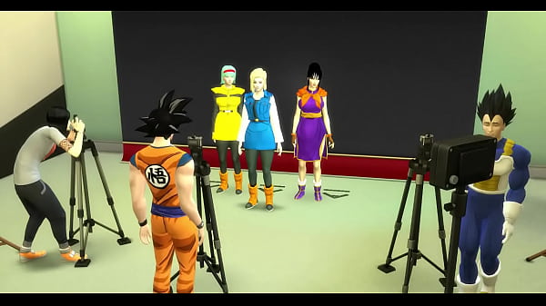 Dragon Ball Porn Epi 29 Erotic Photo Session Cosplay to the Hot Wives of Dragon Ball Bulma and Milk Chichi Anime Hentai 16 min