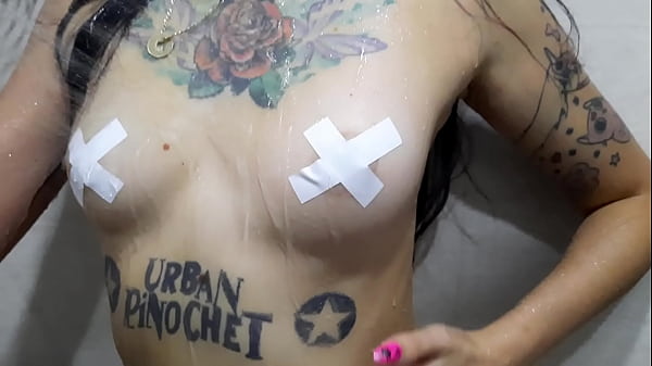 Dominatrix Nika seduces you with her tits. Boob Worship! 5 min