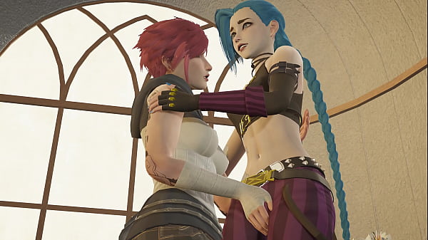 Arcane - Vi and Jinx Lesbian Sex [4K, 60FPS, 3D Hentai Game, Uncensored, Ultra Settings] 11 min